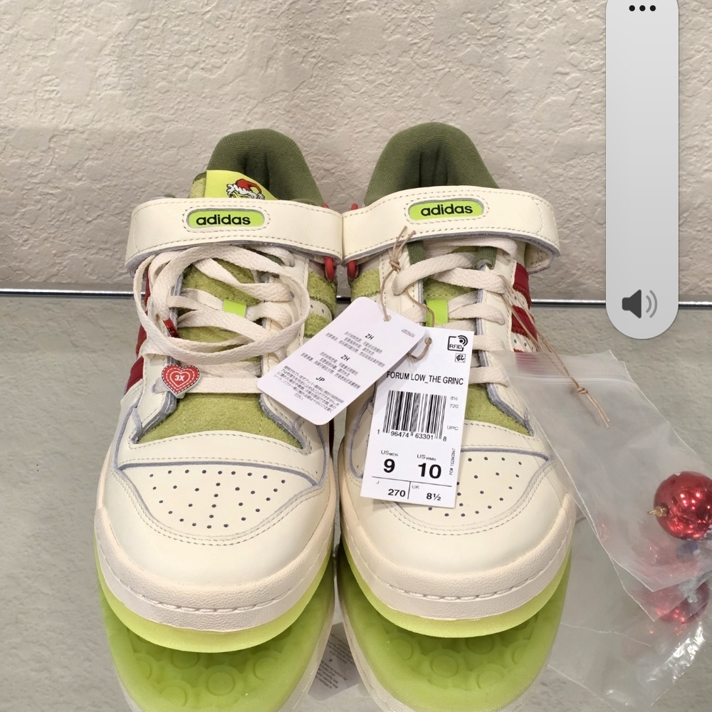 🎄 Adidas Forum Low x The Grinch — Limited Edition — Size 9 Men / 10 Women — NEW